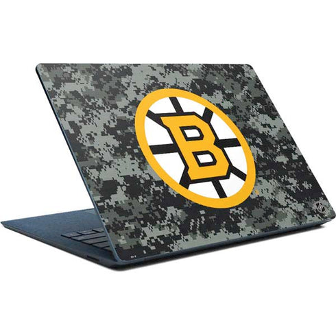 NHL Boston Bruins Camo Surface Laptop Skin